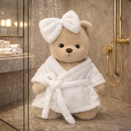 CoupleTeddy Shower Teddy Bear | Handmade Stuffed Animal Gift